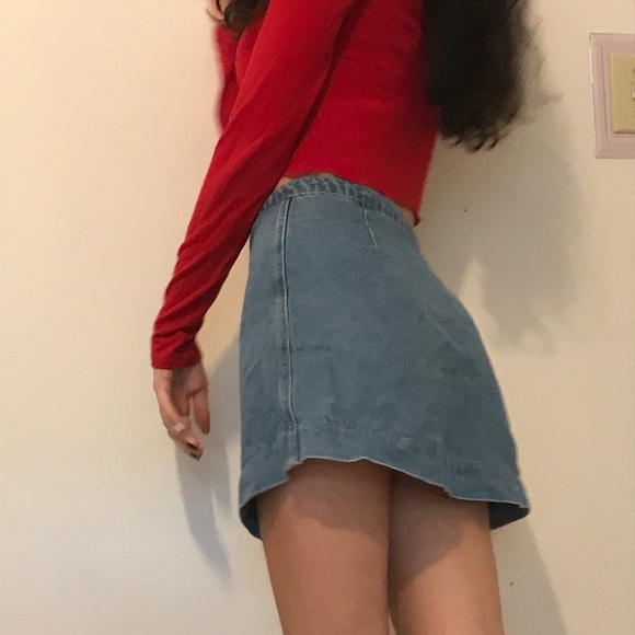 - AMERICAN APPAREL denim skirt - Picture 2 of 4